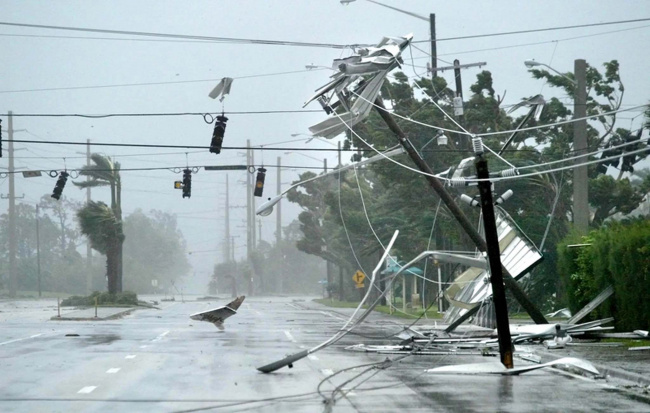 Утро Флориды после урагана