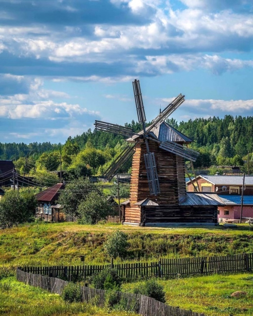 Ветряная мельница в Верхней Синячихе