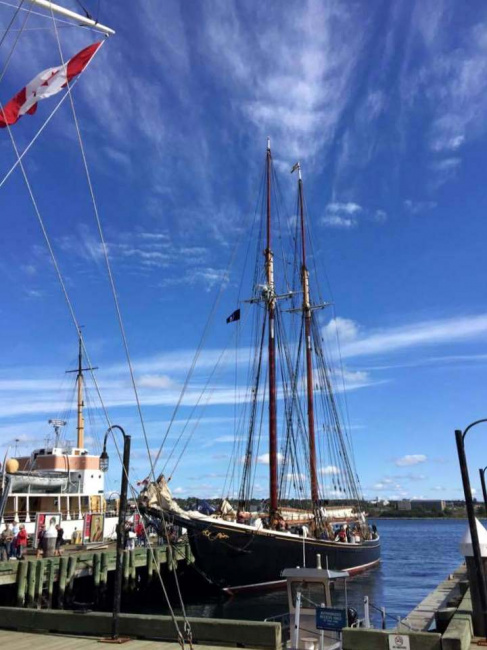 Знаменитый парусник Bluenose