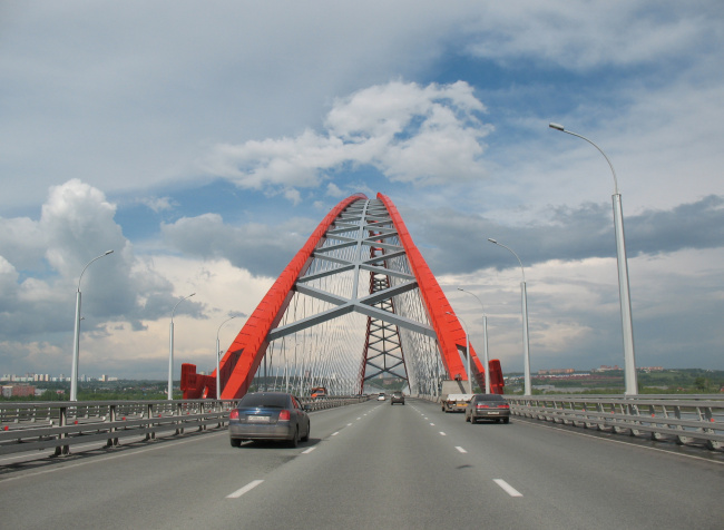 Бугринский мост через Обь. Новосибирск.