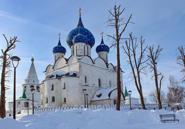 февраль в Суздале