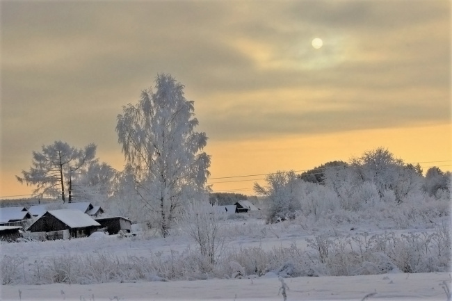 Зимнее солнце