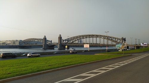 МОСТ ПЕТРА ВЕЛИКОГО В САНКТ-ПЕТЕРБУРГЕ