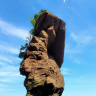 Природная скульптура на берегу залива Фанди