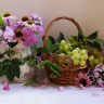 цветы и виноград