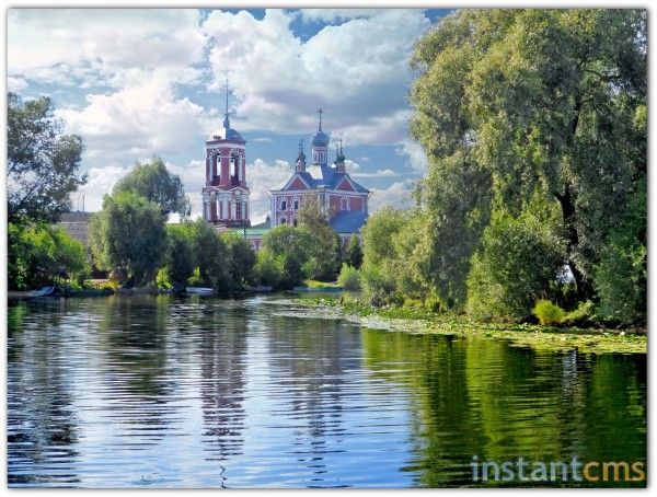 Сорокосвятный храм на реке Трубеж.