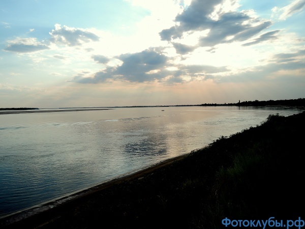 Волга в нижнем течении
